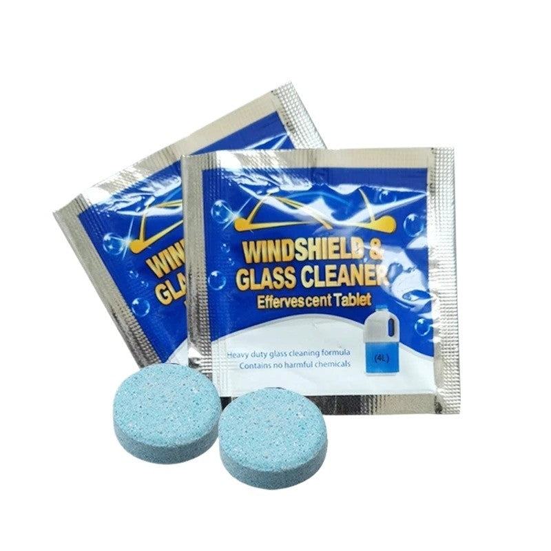 ClearView Tabs – Pastilhas Efervescentes para Para-brisa Cristalino