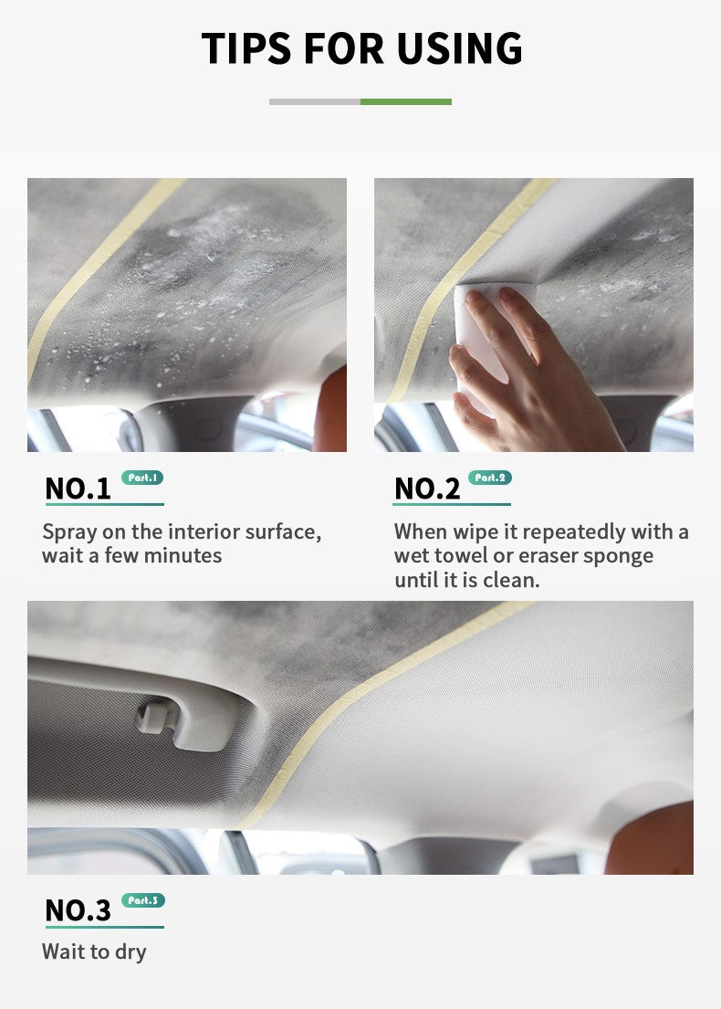 EspumaClick - Spray de Limpeza Interna para Carro