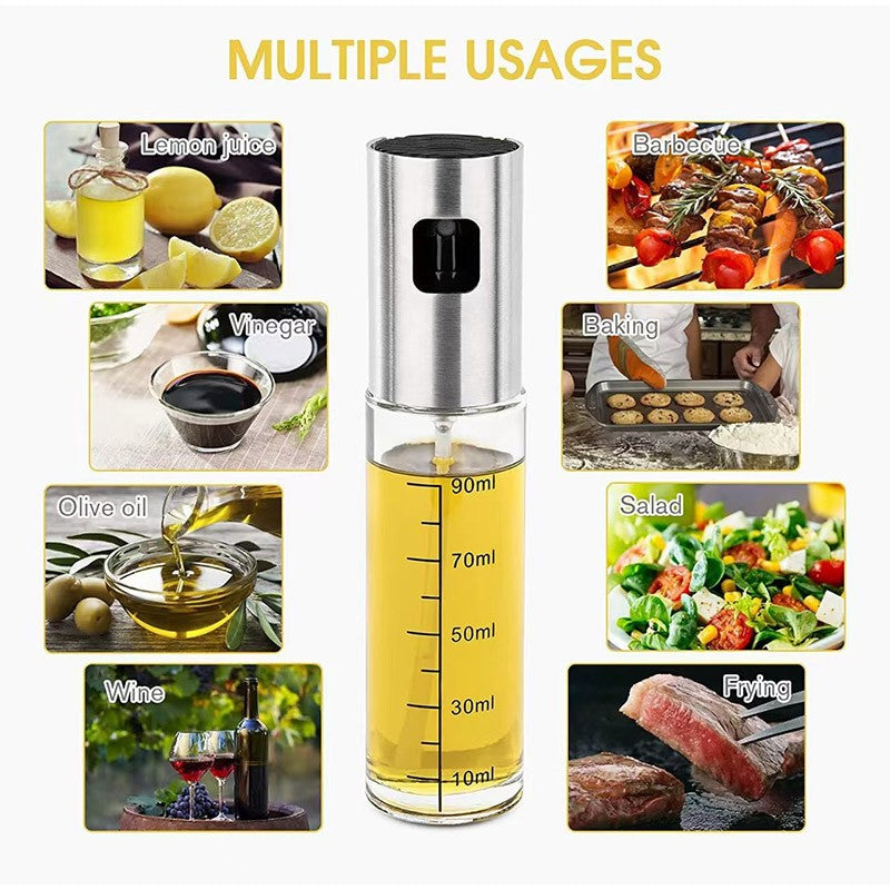 ChefSpray – Pulverizador de Óleo Inox para Churrasco e Cozinha