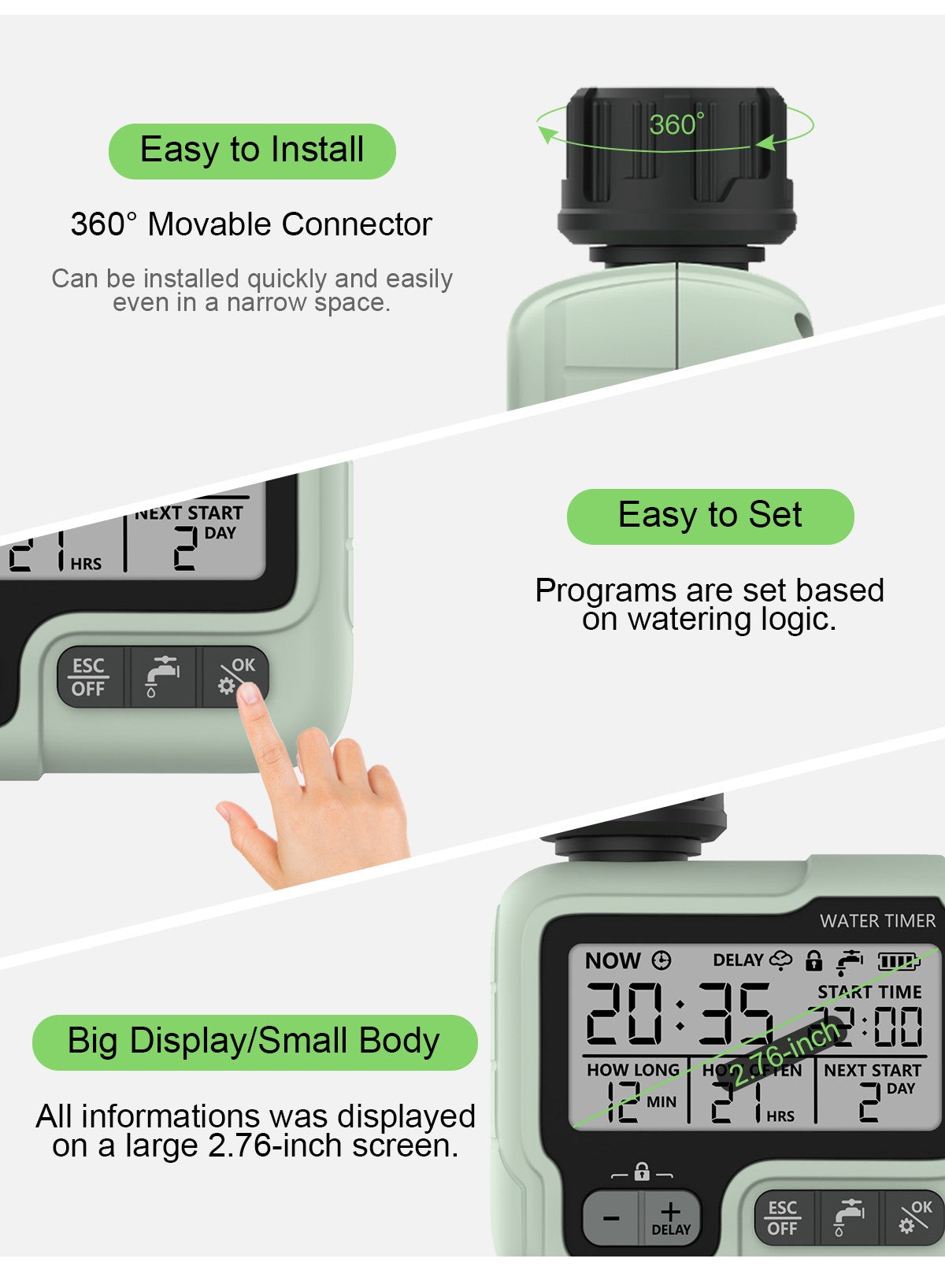 VerdeClick – Timer Inteligente de Rega Automática para Hortas e Jardins