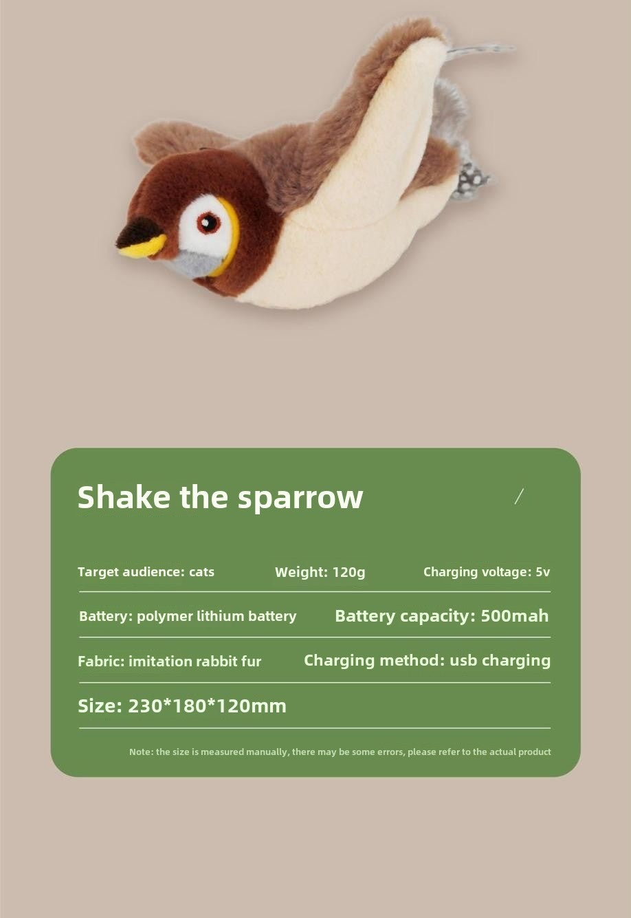 CatChirp – Pássaro com Catnip Recarregável