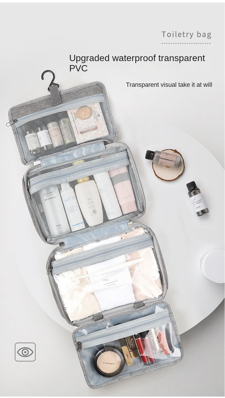 TravelCare Bag – Bolsa de Higiene com Separação Seca e Molhada | Dobrável & à Prova d’Água