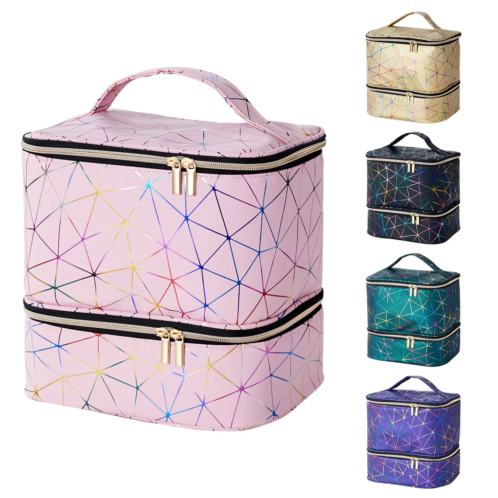 NailCase - Organizador de Esmaltes com Compartimento para Lâmpada de Unha UV/LED