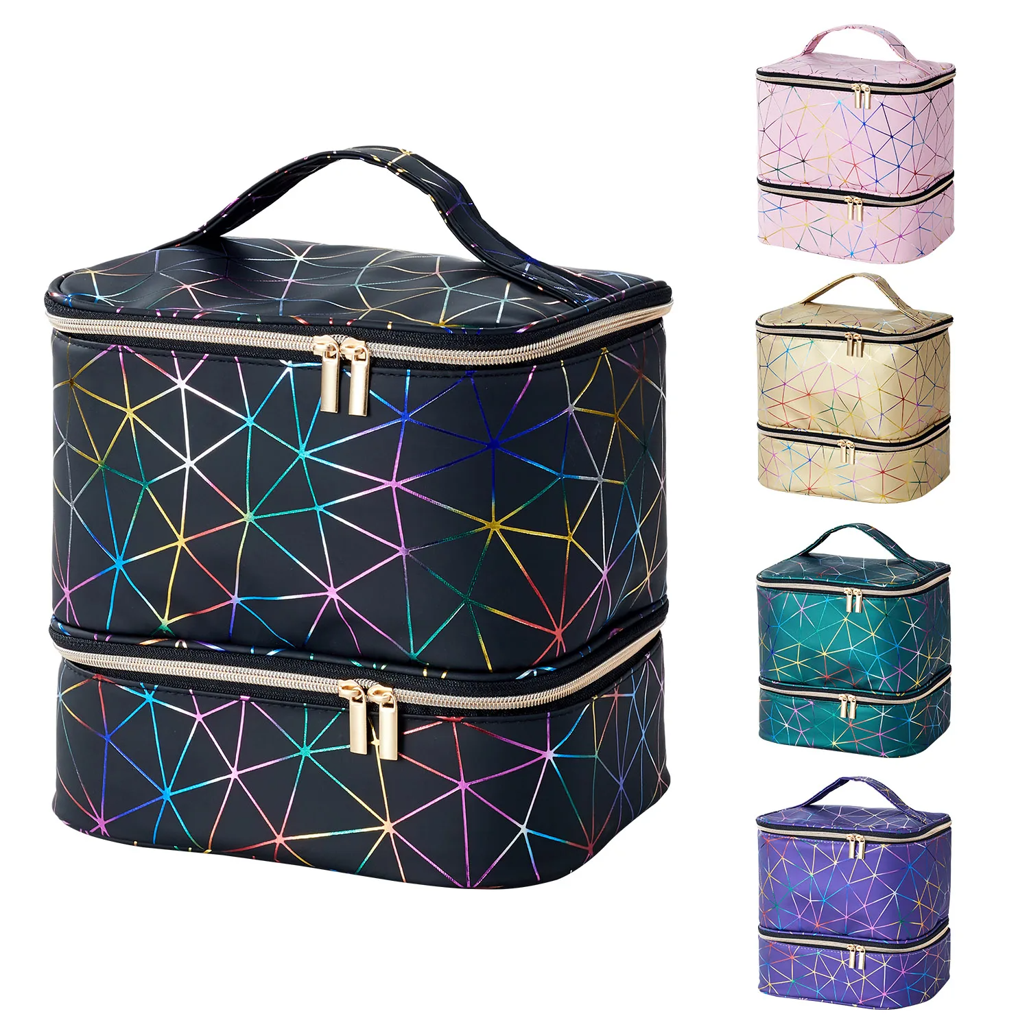 NailCase - Organizador de Esmaltes com Compartimento para Lâmpada de Unha UV/LED