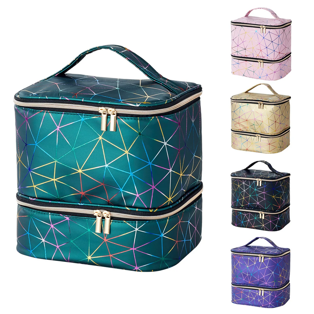 NailCase - Organizador de Esmaltes com Compartimento para Lâmpada de Unha UV/LED