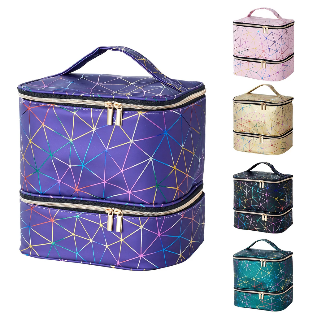 NailCase - Organizador de Esmaltes com Compartimento para Lâmpada de Unha UV/LED