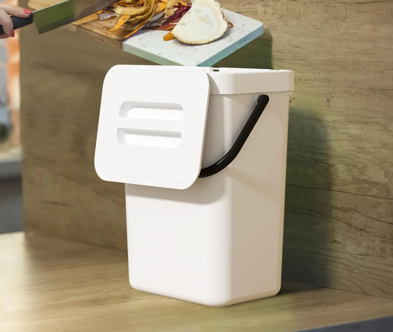 EcoBin – Cesta de Compostagem de Cozinha Sem Odor