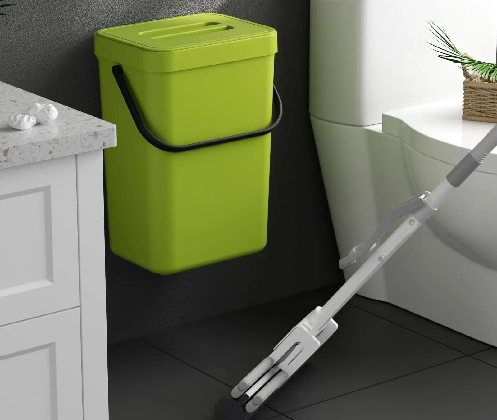 EcoBin – Cesta de Compostagem de Cozinha Sem Odor