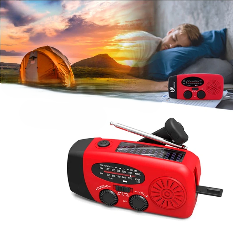 SolarCrank – Rádio Portátil de Emergência com Manivela e USB