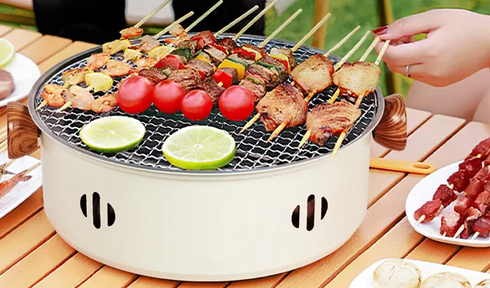 BrasaBox – Mini Churrasqueira a Carvão Portátil