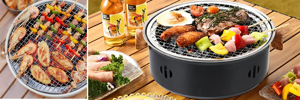 BrasaBox – Mini Churrasqueira a Carvão Portátil