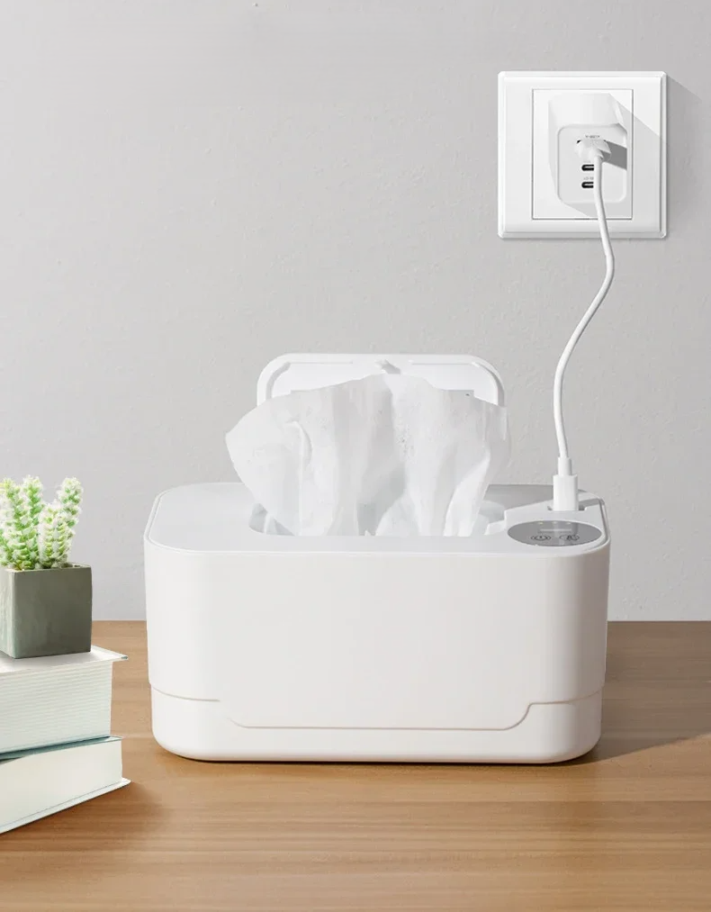 WarmCare Toalha LED – Aquecedor portátil de lenços USB com display