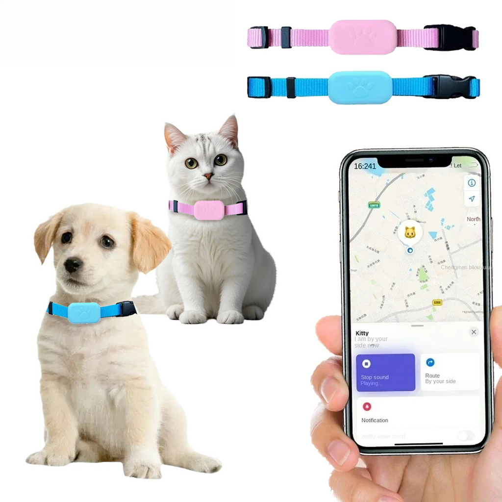 SafeTrack GPS – Rastreador de Coleira à Prova d’Água