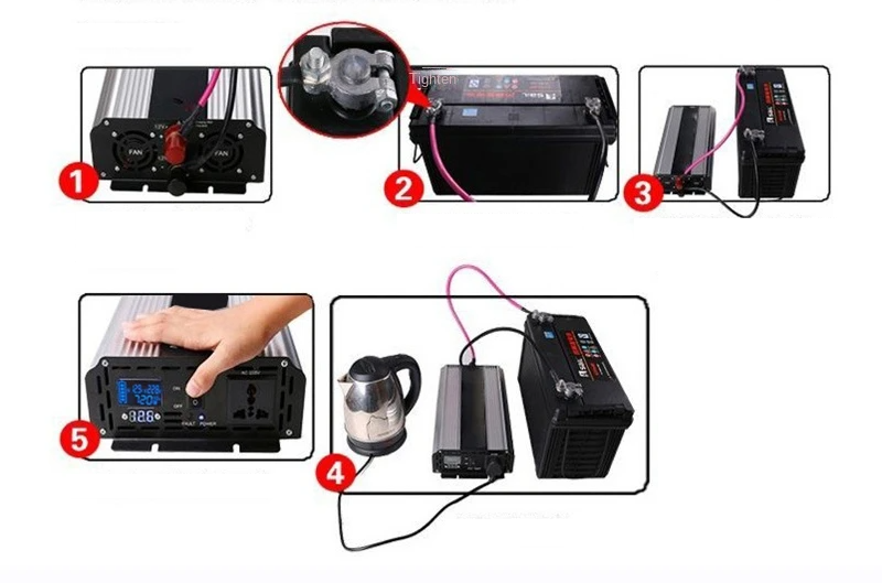 SolarVolt – Conversor DC/AC Portátil Senoidal