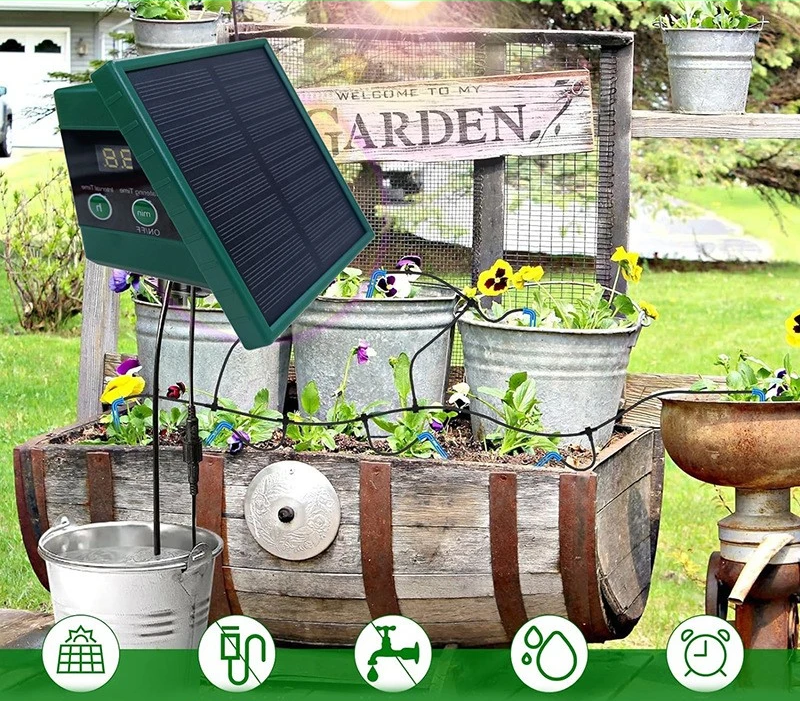 Gotejo Fácil – Sistema de gotejamento automático para varanda e jardim