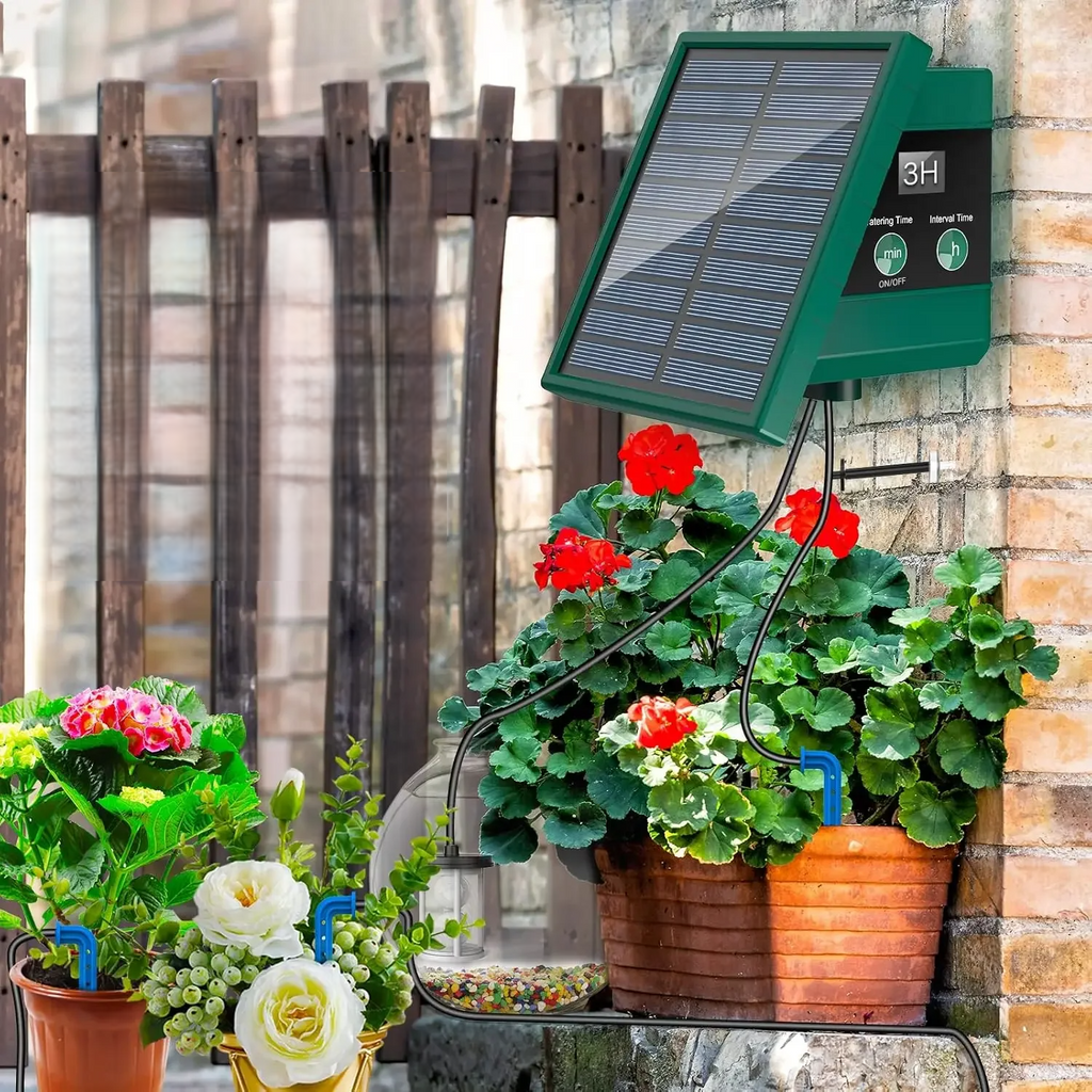 Gotejo Fácil – Sistema de gotejamento automático para varanda e jardim