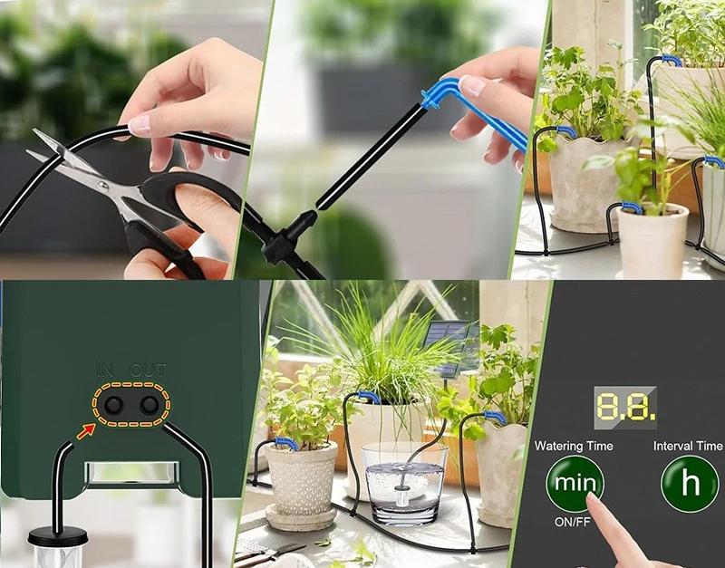 Gotejo Fácil – Sistema de gotejamento automático para varanda e jardim
