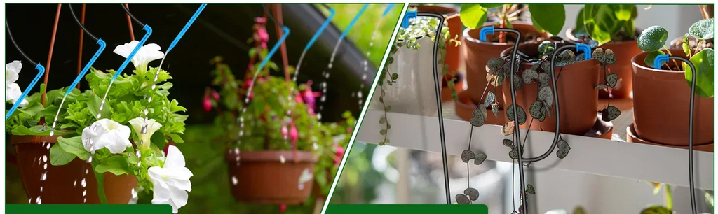 Gotejo Fácil – Sistema de gotejamento automático para varanda e jardim