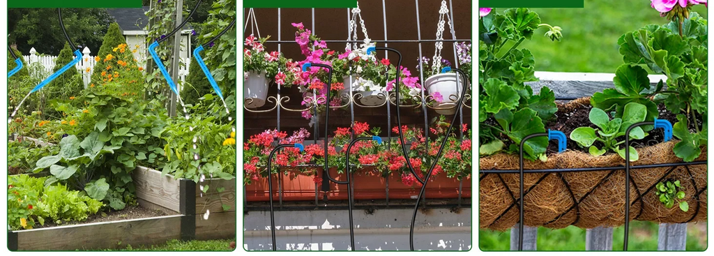 Gotejo Fácil – Sistema de gotejamento automático para varanda e jardim