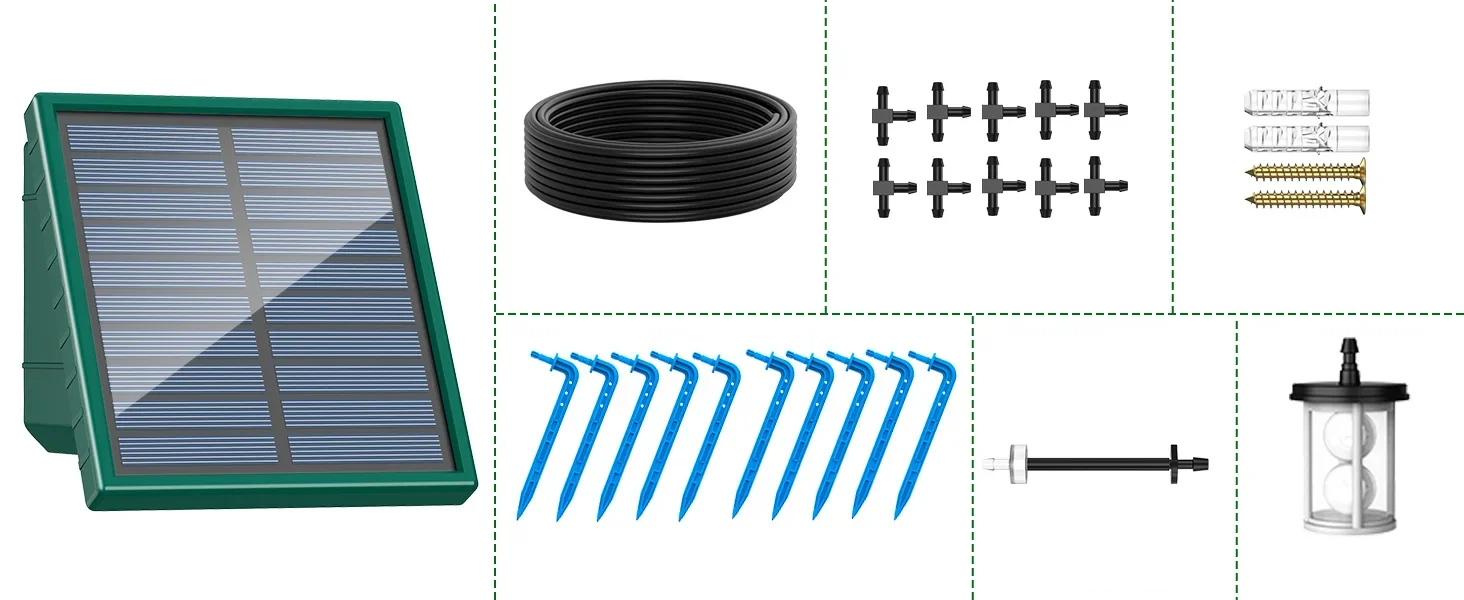 Gotejo Fácil – Sistema de gotejamento automático para varanda e jardim