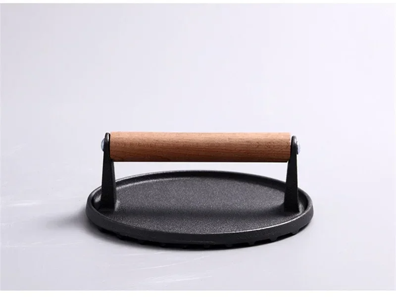 Smasher FerroGrip – Prensa de Ferro Fundido para Smash Burger e Grelha