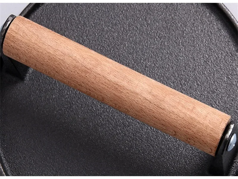 Smasher FerroGrip – Prensa de Ferro Fundido para Smash Burger e Grelha