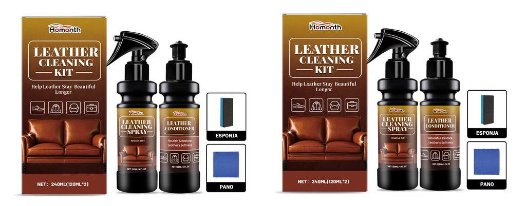 LeatherCare Supreme – Kit Limpeza e Condicionamento Couro Automotivo