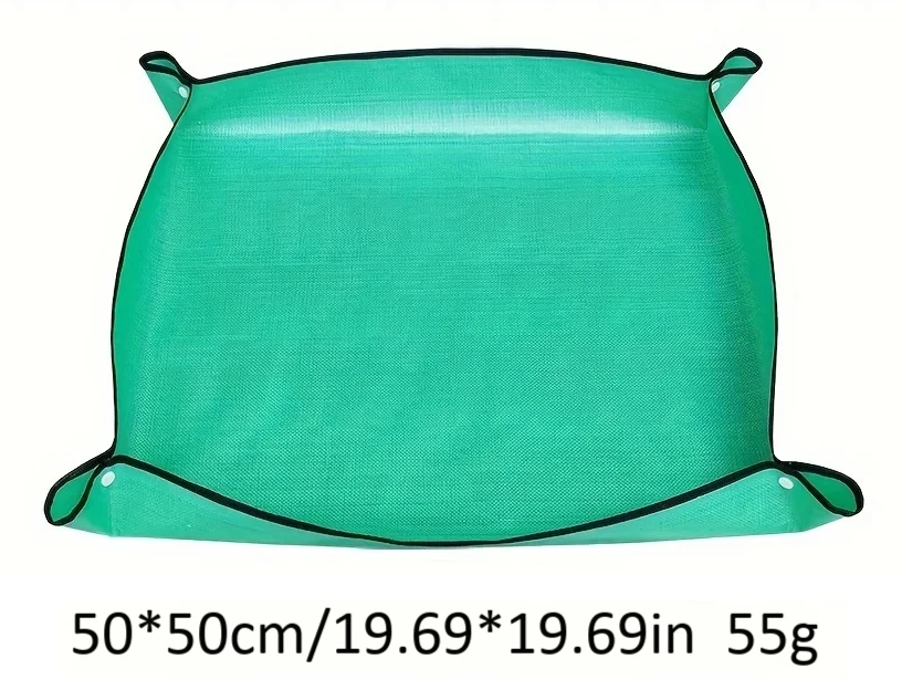 Estação Limpa-Fácil – Seu tapete de plantio dobrável para uma jardinagem sem sujeira