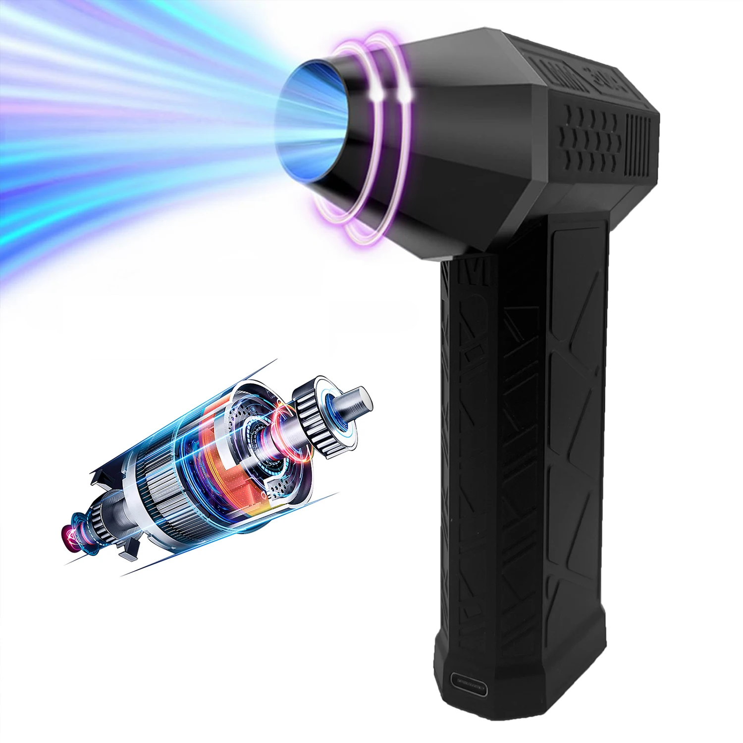 CoalJet – Ventilador de Brasa Portátil com Cabo USB