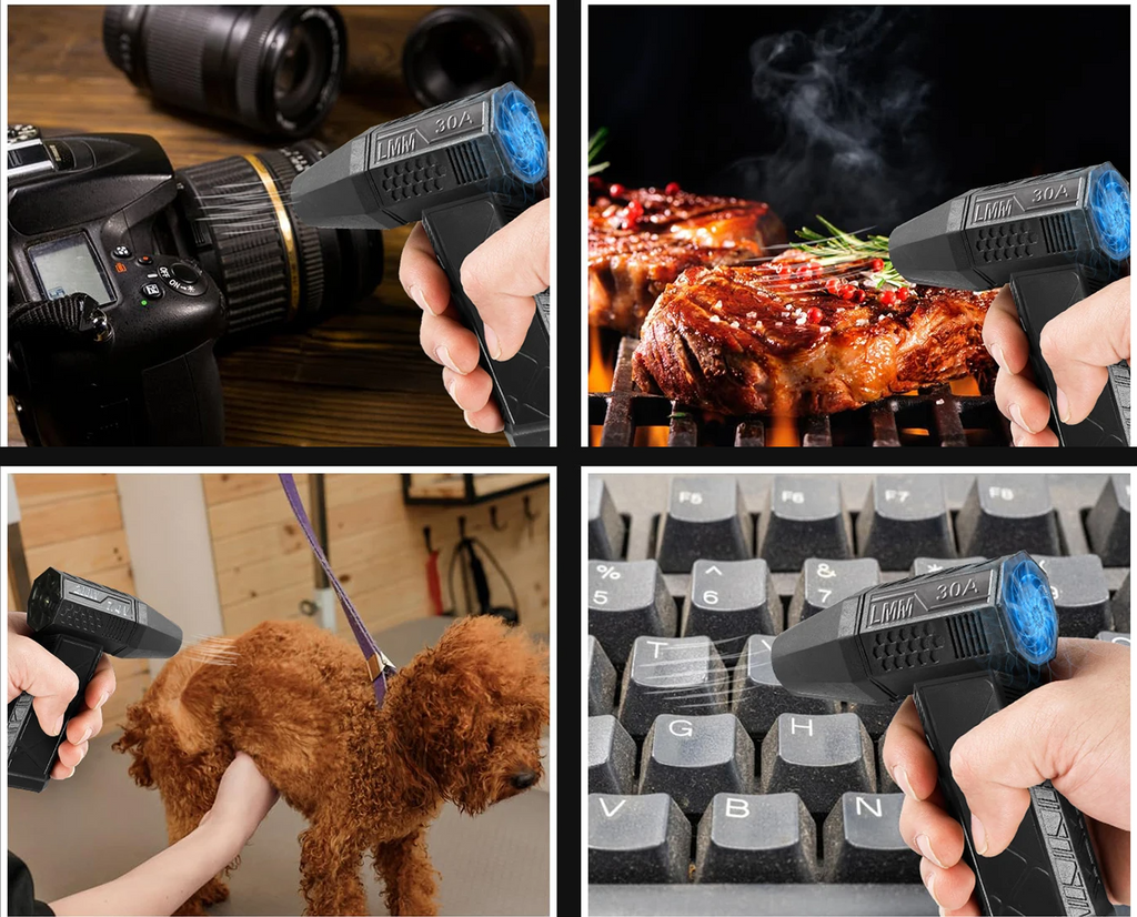 CoalJet – Ventilador de Brasa Portátil com Cabo USB