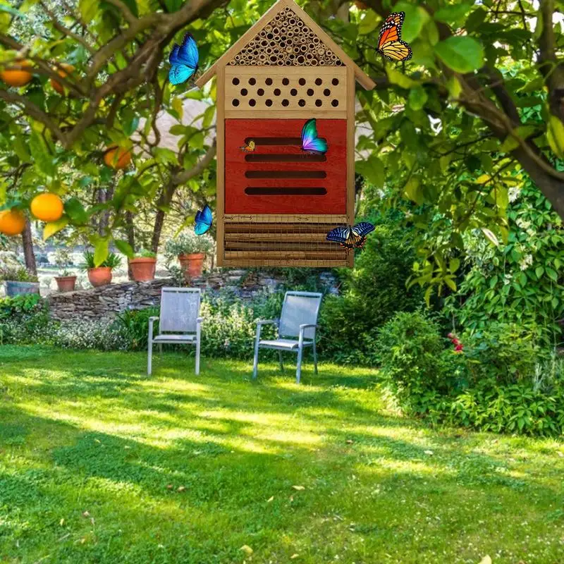 Refúgio dos Polinizadores – Casa de Abelhas Silvestres para Jardim