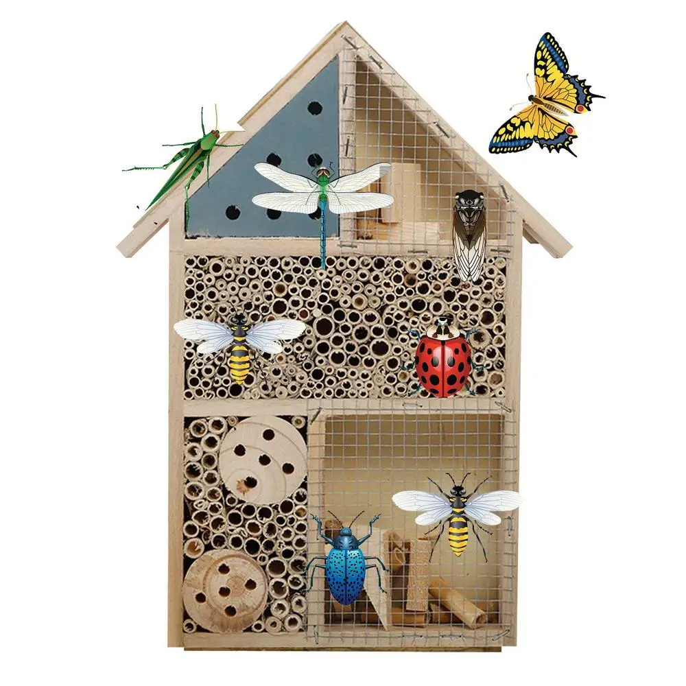 Refúgio dos Polinizadores – Casa de Abelhas Silvestres para Jardim