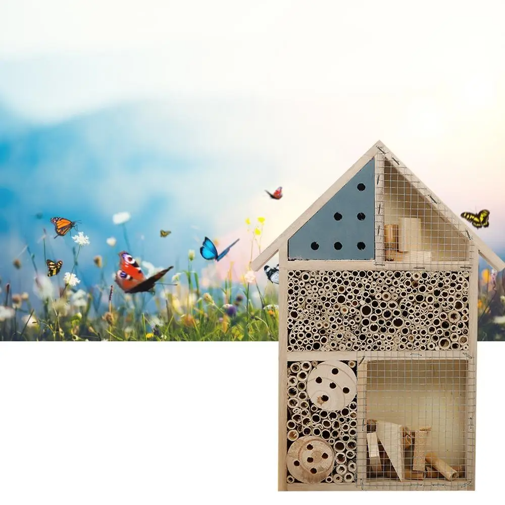 Refúgio dos Polinizadores – Casa de Abelhas Silvestres para Jardim