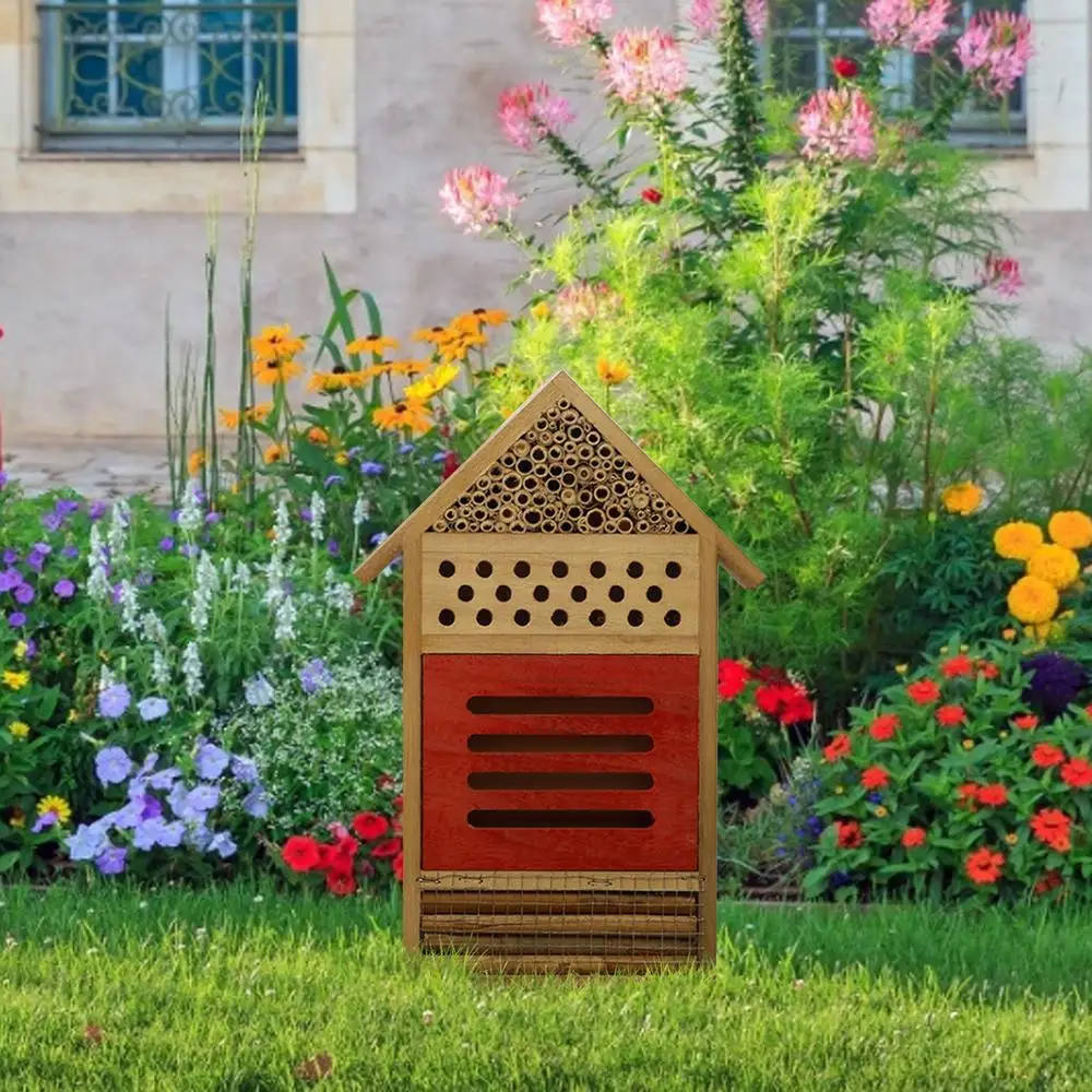 Refúgio dos Polinizadores – Casa de Abelhas Silvestres para Jardim