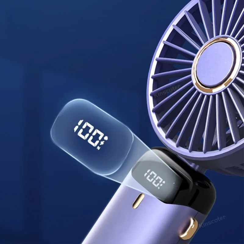 BreezeFlex Go – Ventilador Pessoal de Pescoço com Base Flexível