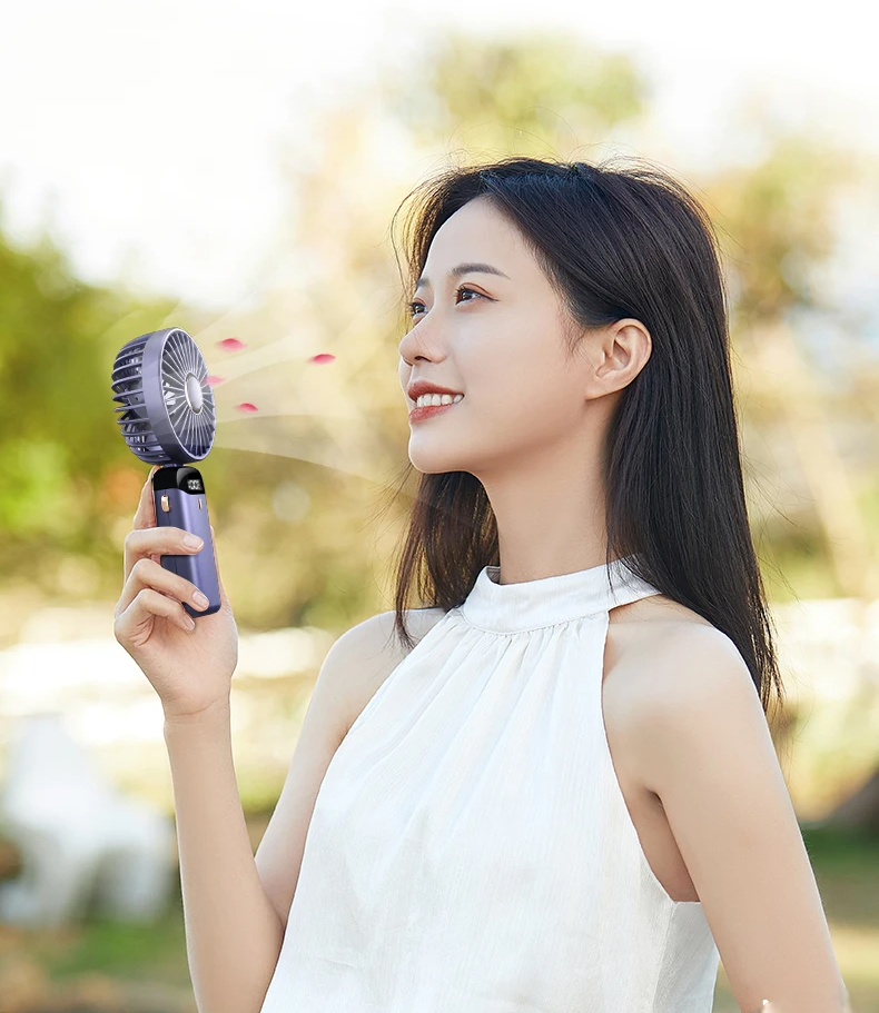 BreezeFlex Go – Ventilador Pessoal de Pescoço com Base Flexível