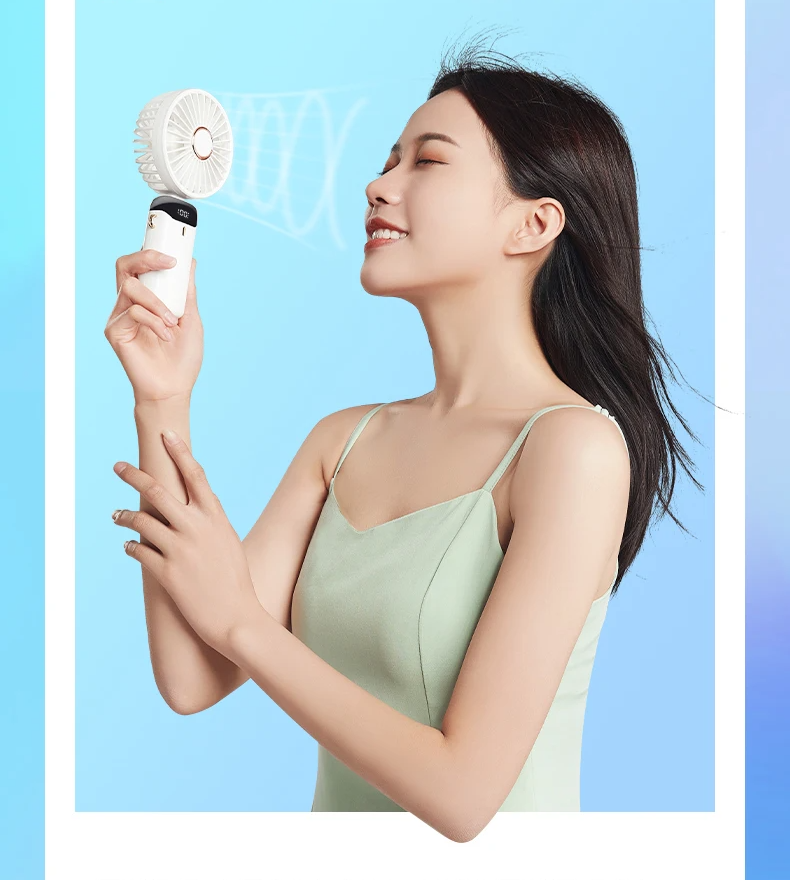 BreezeFlex Go – Ventilador Pessoal de Pescoço com Base Flexível