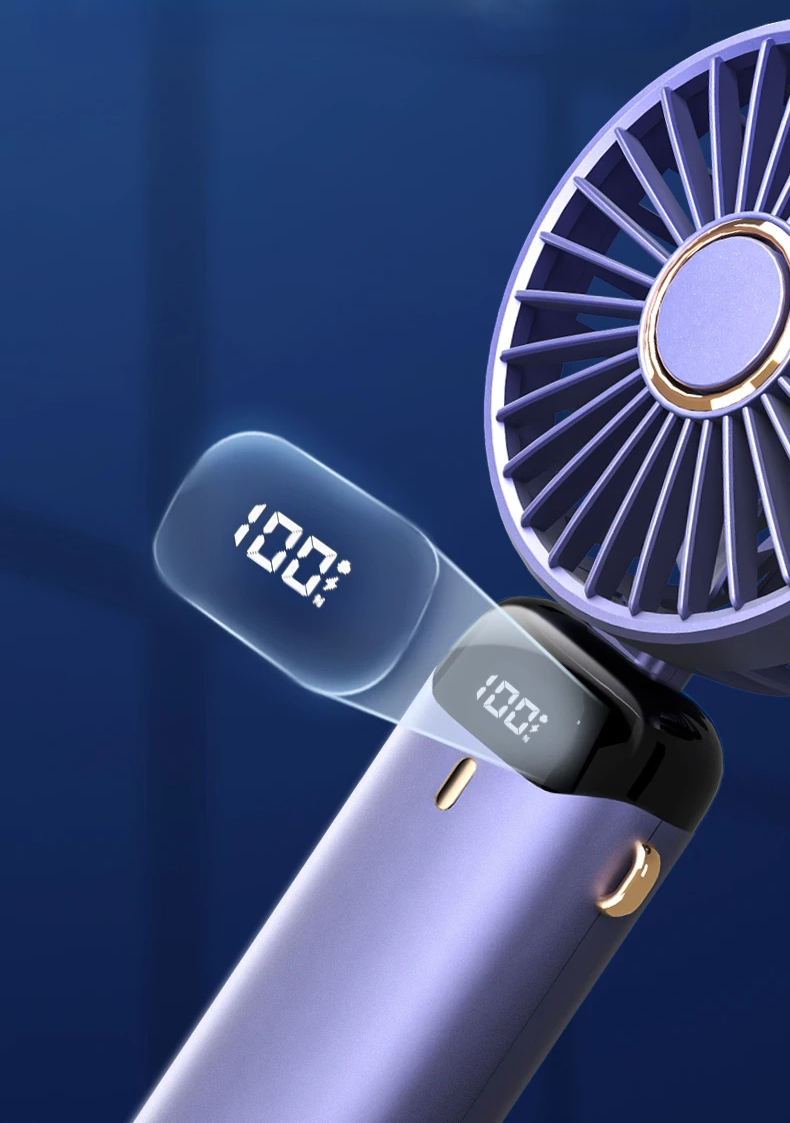 BreezeFlex Go – Ventilador Pessoal de Pescoço com Base Flexível