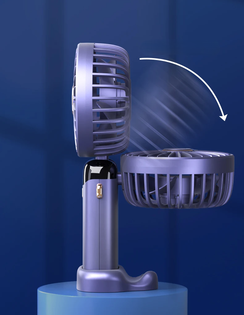 BreezeFlex Go – Ventilador Pessoal de Pescoço com Base Flexível