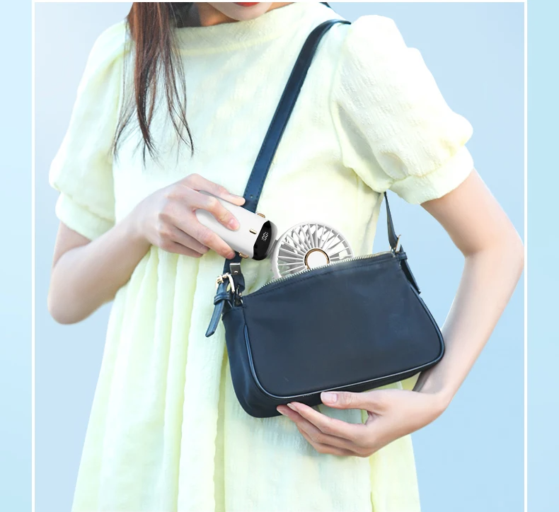 BreezeFlex Go – Ventilador Pessoal de Pescoço com Base Flexível