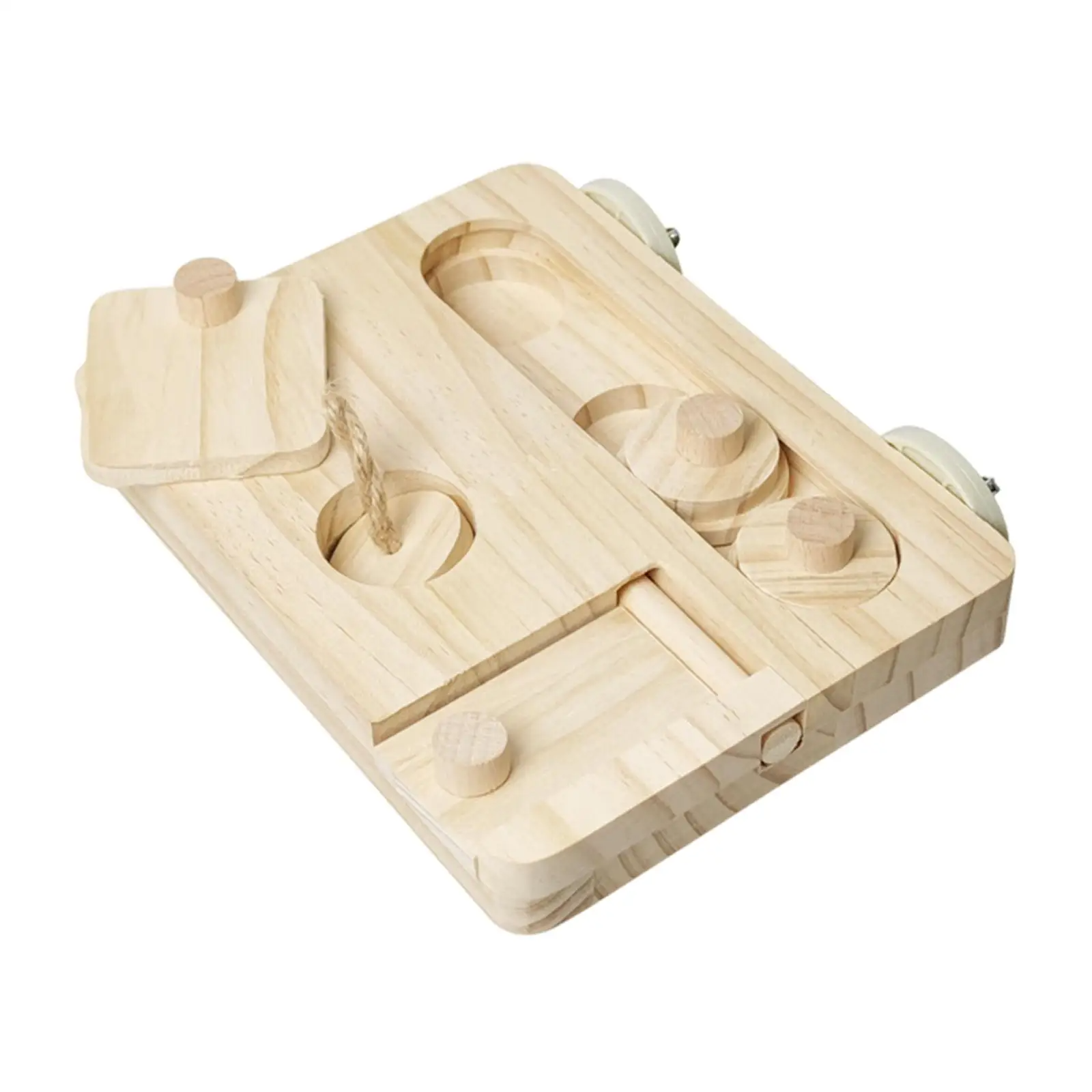 Madeira Mágica Aviária – Brinquedo de Enriquecimento para Aves e Roedores