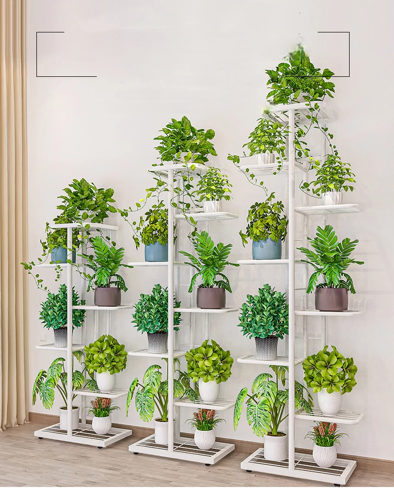 Escada de Plantas – Prateleira Decorativa de Ferro para Vasos