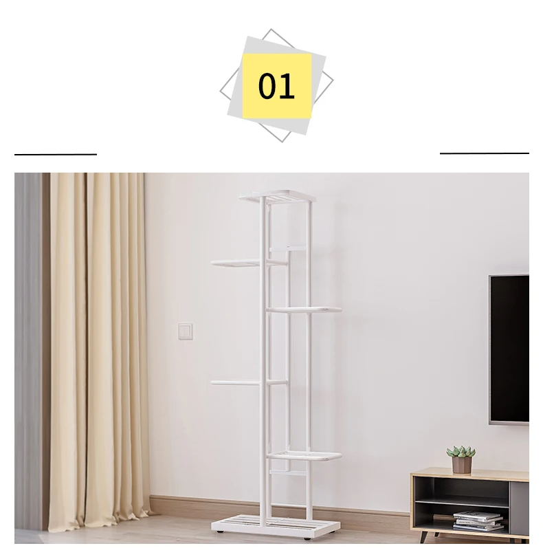 Escada de Plantas – Prateleira Decorativa de Ferro para Vasos