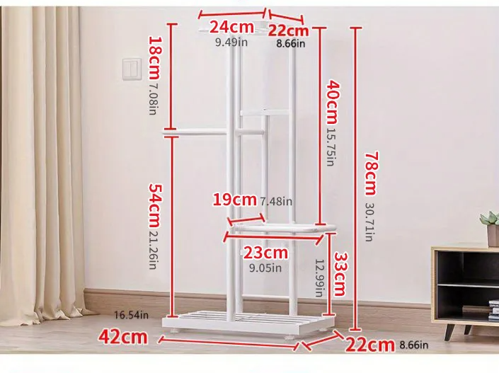 Escada de Plantas – Prateleira Decorativa de Ferro para Vasos