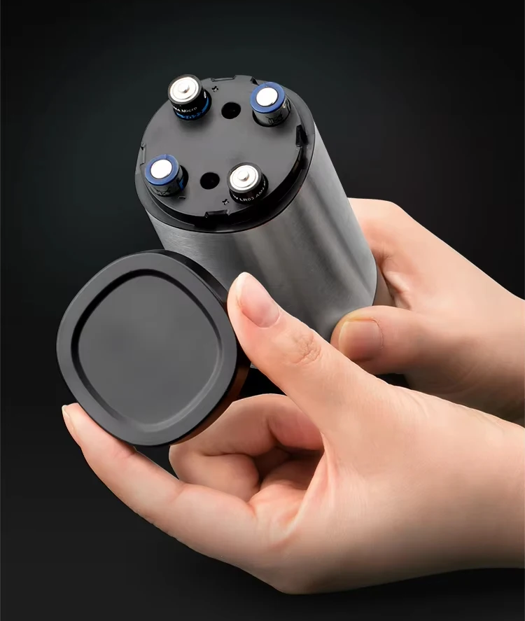 AuraMill – Moedor Elétrico de Sal e Pimenta com LED