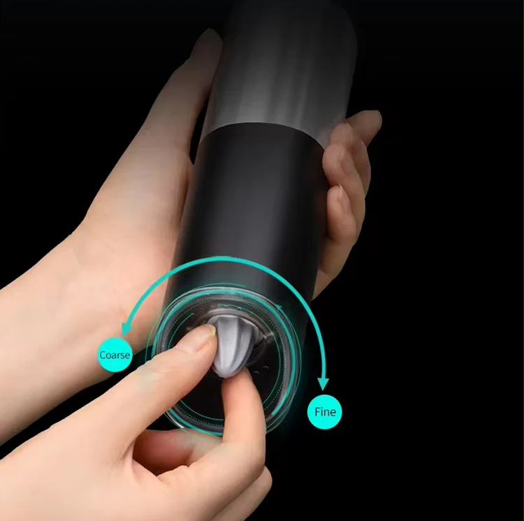 AuraMill – Moedor Elétrico de Sal e Pimenta com LED