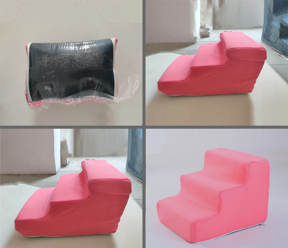 Escada Antiderrapante Aconchego – Degraus Seguros para Pets Idosos com Dores Articulares