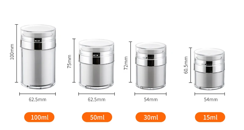 Viajante Leve – Frasco de Vácuo para Cremes