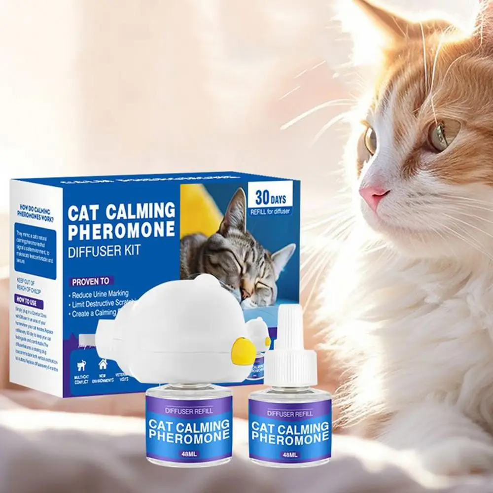 Serenidade Animal – Difusor Calmante com Feromônios para Ansiedade