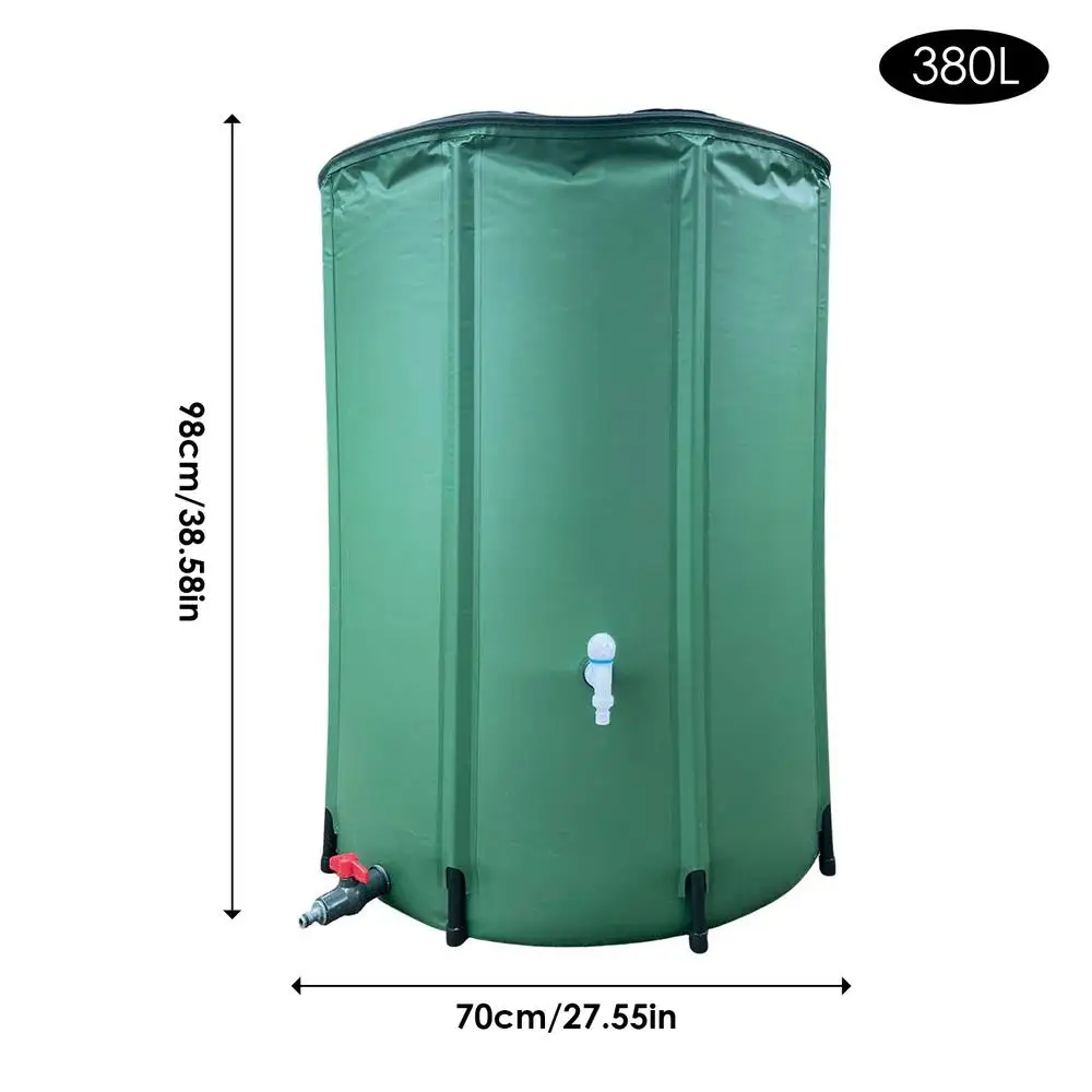 AquaFold – Tanque Dobrável para Coleta de Água de Chuva no Jardim